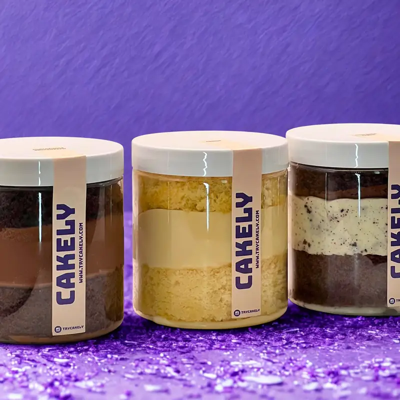 Cakely's four original cake flavours